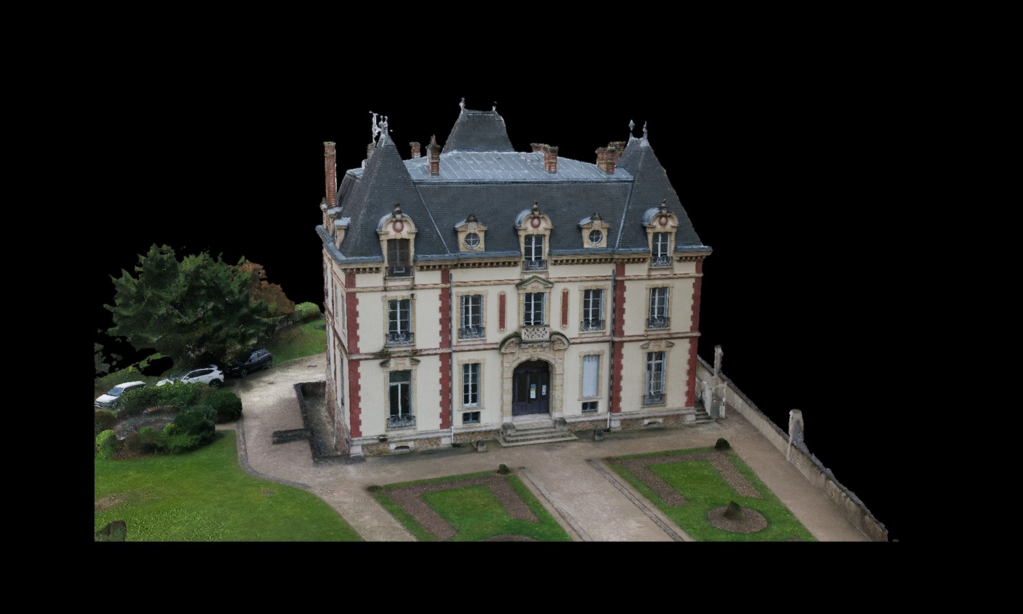 Modèle 3D texturé produit par photogrammétrie